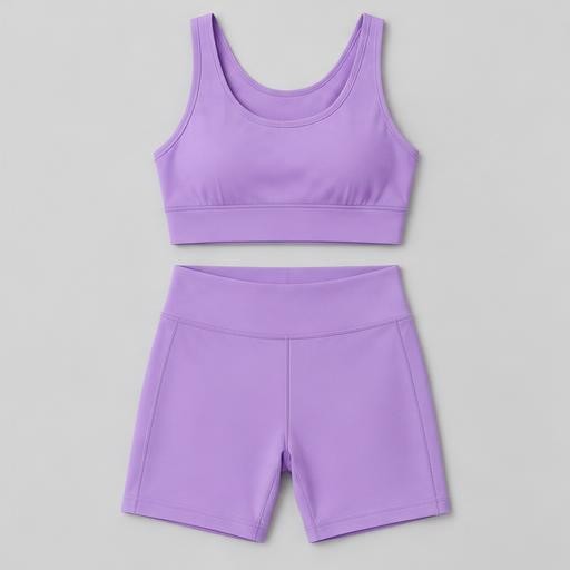 Conjunto fitness lilás
